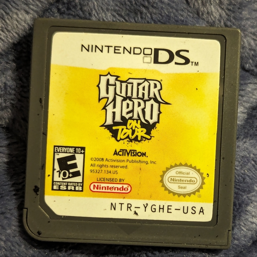 DS Guitar Hero On Tour Video Game